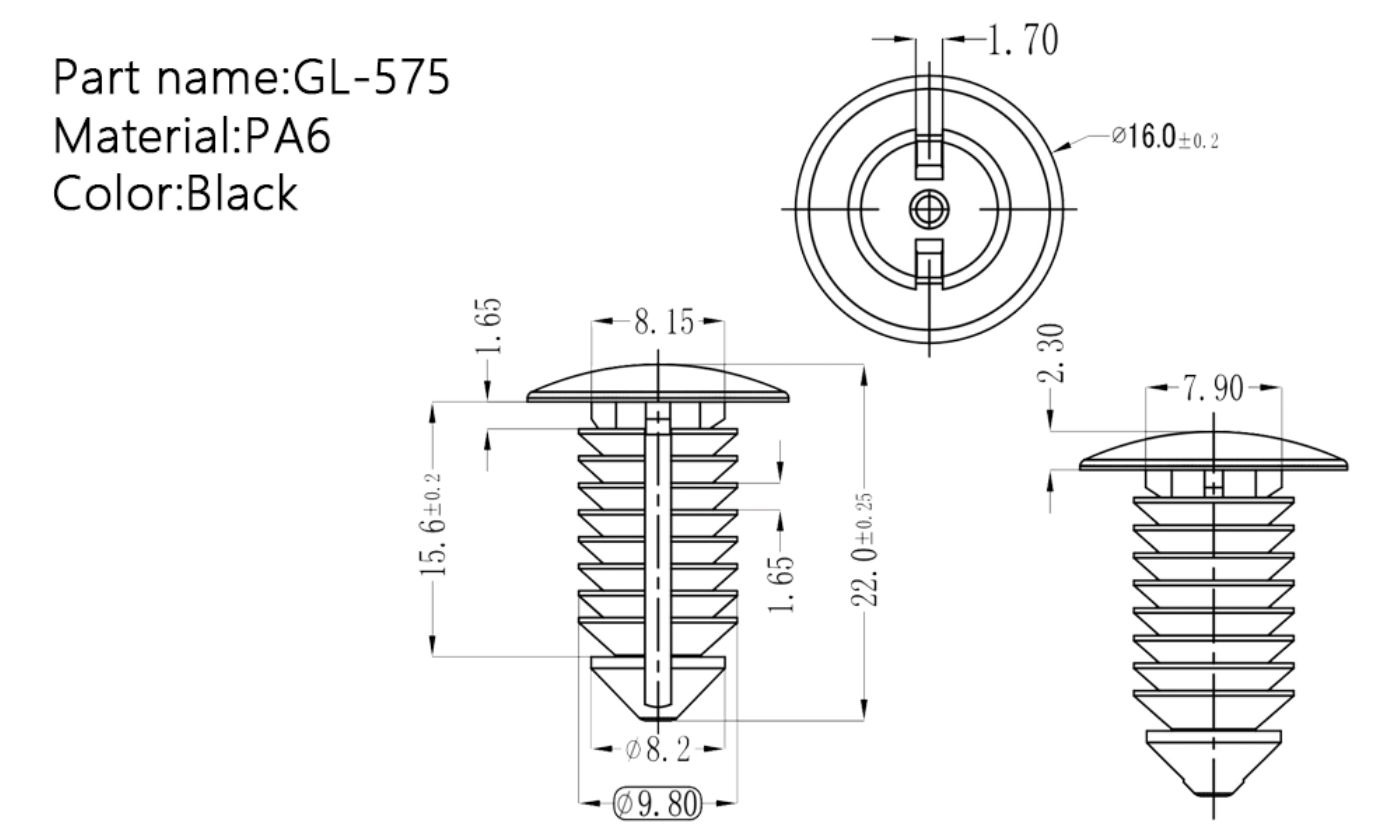 树形铆钉 GL-575